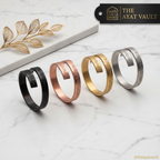 8mm - White Marble & Gold Leaf