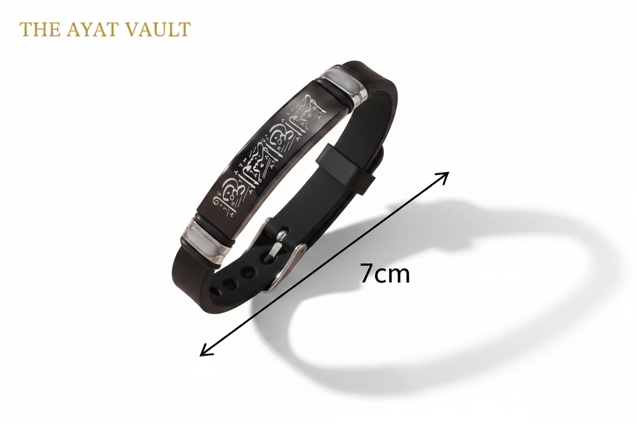 Black Bracelet - Arrows & Gold Branding