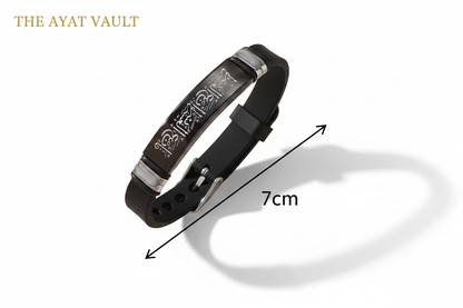 Black Bracelet - Arrows & Gold Branding